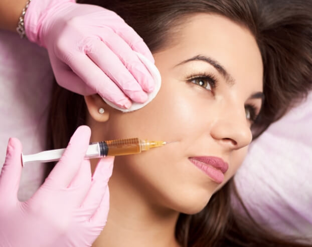 Dental patient receiving Botox