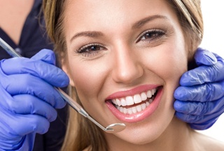 woman smiling happy white teeth