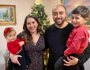 Doctor Levy and Doctor Rizkallah with their family