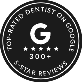 Top rated dentist on Google logo