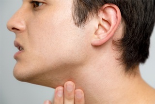 A man’s jaw 